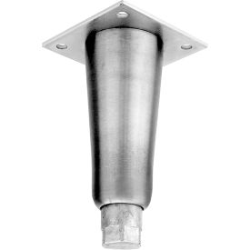 Leg, 6"H, Zinc, Nickel Plated for Standard Keil