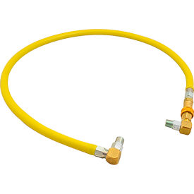 Gas Hose, 1/2" x 60" with 90-degree bend, for T&S Brass & Bronze Works
