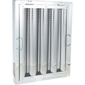 Hood Filter, Type6, Stainless Steel, 20X16 W/Spk Arst, Btm Brk