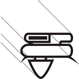 Allpoints Gasket, Door, 26" X 62-1/2" For True Manufacturing