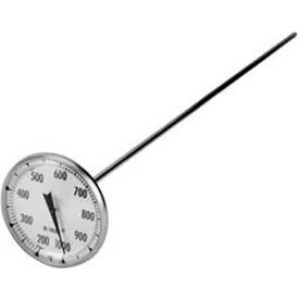 Thermometer, 200-1000F, 12" Stem