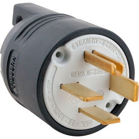 Plug, Straight, 4 Prong, 250V, 60A
