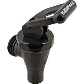 Allpoints Faucet, Black Plastic, Curved Handle for Rubbermaid