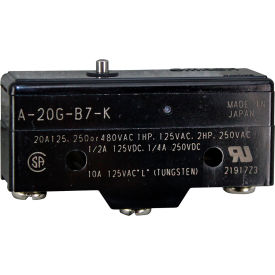 Allpoints Momentary On/Off Push Button Micro Switch - 20A-125/240/480V