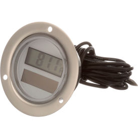 Solar Digital Thermometer with 2" Dial and 3 1/2" Flange