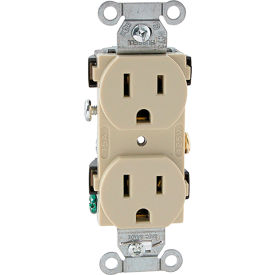 Receptacle, Duplex, 125V, 15A