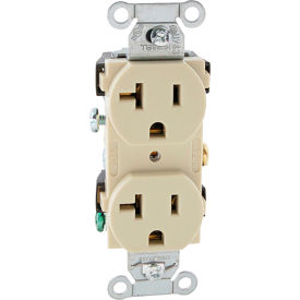 Receptacle, Duplex, 125V, 20A