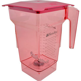 Jar 4-Sided, Red, With Lid, 75 Oz For Blendtec