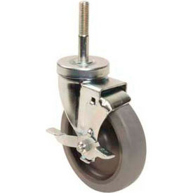 Caster, Swivel, 5", 1/2-13, with Brake, for Nieco Corp.