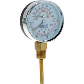 Temp Pressure Gauge For Hubbell, The Electric Heater Co.