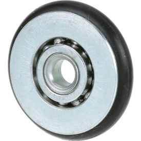 Allpoints 266223 Roller with Tire, 1-5/16" Outside Diameter, Zinc Plated