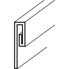 266158 Cap Strip (7 Ft, Stainless Steel)