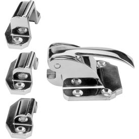 Latch with flange, 1/8", 3/8" strikes