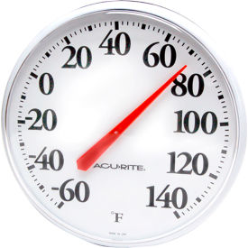 Thermometer, -60/140F, 12.5"Od