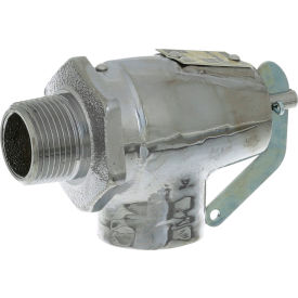 10 PSI Chrome Steam Safety Relief Valve - 3/4" NPT, 383 lb./Hour