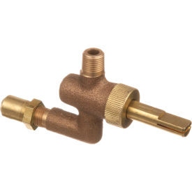 Top Burner Valve; 1/8" Gas In; 3/8"-27 Gas Out