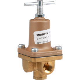 3/8" FPT Water Pressure Regulator Valve - 3 to 50 PSI Range
