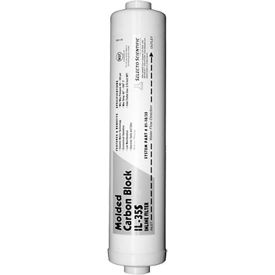 Inline Carbon Block Water Filter Cartridge; 1 Micron Rated; 3,000 Gallon