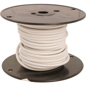 Wire, Hi-Temp, 10 Ga, White, 50'