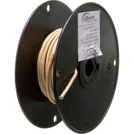 High Temperature Wire; #12 Gauge; Stranded MG; Tan; 50' Roll
