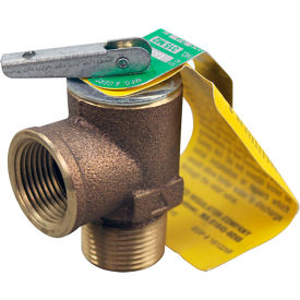 56-1353 15 PSI Bronze Steam Safety Relief Valve - 3/4" NPT, 300 lb./Hour
