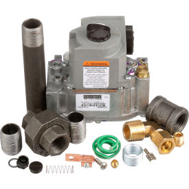 Gas Valve Kit; Natural Gas; 1/2" Gas In / Out; 3/16" Pilot Out
