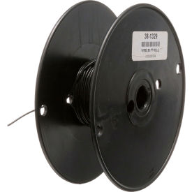 High Temperature Wire; #18 Gauge; Stranded PTFE; Black; 50' Roll