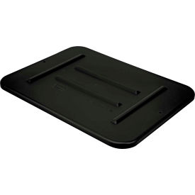 Bussing Tub, 22"L x 16-1/2"W x 3/4"H Bus Box Lid, for use w/FSB-20155R, Polypropylene, Black