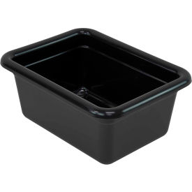 Nesting Utility Bus Box, 12"L x 9"W x 5-1/8"H, Black, Polypropylene