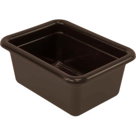 Nesting Utility Bus Box, 12"L x 9"W x 5-1/8"H, Brown, Polypropylene