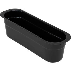Nesting Cutlery Box, 14-3/16"L x 4-7/16"W x 4-1/8"H, Black, Polypropylene