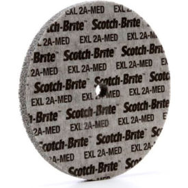 Scotch-Brite EXL Unitized Wheel 6" x 1/2" x 1/2" Aluminum Oxide 2A MED