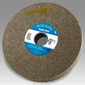 Scotch-Brite Light Deburring Wheel 6" x 1/2" x 1" Silicon Carbide 7S FIN