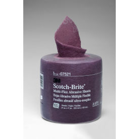 Scotch-Brite Multi-Flex Abrasive Sheet Roll 8" x 20 ft VFN Grit Aluminum Oxide