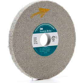 Scotch-Brite EXL Deburring Wheel 6" x 1/2" x 1" Aluminum Oxide 8A MED