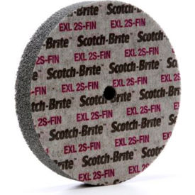 Scotch-Brite EXL Unitized Wheel 6" x 1" x 1/2" Silicon Carbide 2S FIN