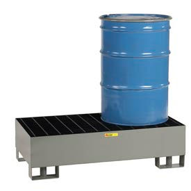 Forkliftable Spill Control Platform - 2-Drum - 33 Gallon