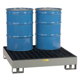 Forkliftable Spill Control Platform - 4-Drum - 66 Gallon