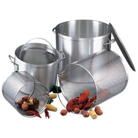 12 Qt. Stock Pot with Lid and Aluminum Basket
