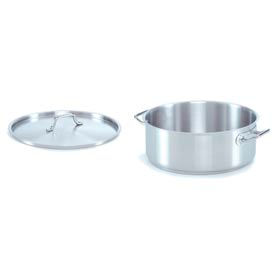 21CT Stainless Steel Brazier w/ Cover 15 Qt.