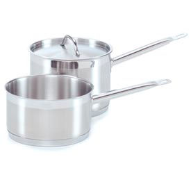 18/8 Stainless Steel Sauce Pan w/ Cover & Helper Handle 7.6 Qt.