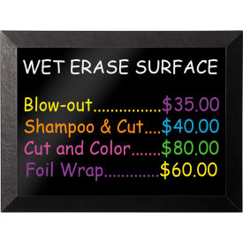 Wet Erase Magnetic Board, Kamashi Frame, 36" x 24"