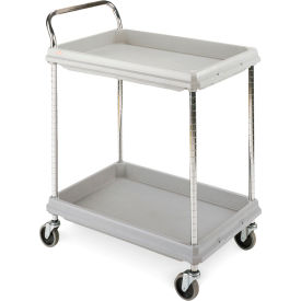 myCart Utility Cart w/2 Shelves, 300 lb Capacity, 32"L x 21-1/2"W x 41"H, Gray