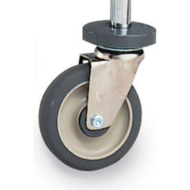 5" Stem Caster, Polyurethane, Rigid