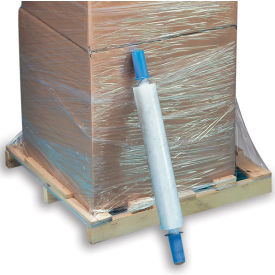 Stretch Wrap W/Extended Cord Handle, Blown, 70 Gauge, 20"Wx1000'L, Purple Tint