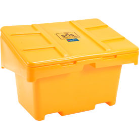 Lockable Outdoor Storage Container, 42"Lx29"Wx30"H, 11 Cu. Ft., Yellow
