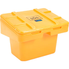 Lockable Outdoor Storage Container, 30"Lx24"Wx23"H, 5.5 Cu. Ft., Yellow