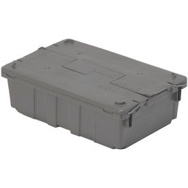 Flipak Distribution Container, 20-5/8"L x 13-1/2"W x 6-1/2"H, Gray
