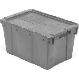 Flipak Distribution Container, 23-1/2"L x 15-11/16"W x 13"H, Gray