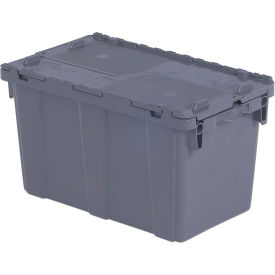 Flipak Distribution Container, 22-5/16"L x 13"W x 12-13/16"H, Gray